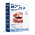 Denture Set Natural-Looking Boil-and-Bite Upper & Lower