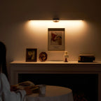 Wall Sconce USB Rechargeable 3-Color Light Remote Dimming