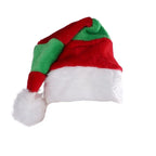 Santa Hat Soft Fleece Faux Fur Trim Pom-Pom