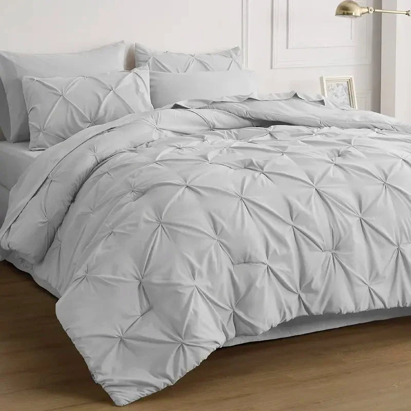 Comforter Set Lightweight Microfiber All-Season Comfort