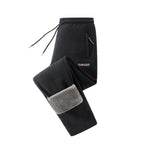 Fleece Joggers Teddy Lined Zipper Pockets