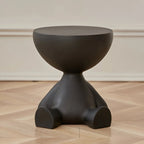 Coffee Table Round Plastic Space-Saving Lightweight