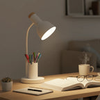 Desk Lamp LED With Built-In Pen Holder Three Color Temperatures
