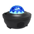 Galaxy Projector Starry Sky & Ocean Wave Effects Bluetooth Speaker With Remote Control