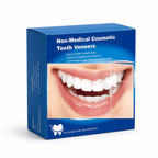 Denture Set Natural-Looking Upper & Lower Teeth 3-Piece