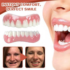 Denture Set Soft Flexible Silicone Upper & Lower Fit