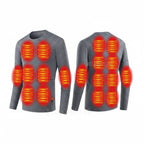 Heated Thermal Underwear Set USB Rechargeable Three Heat Settings
