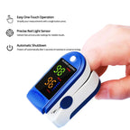 Pulse Oximeter Fingertip Portable HD LED Display