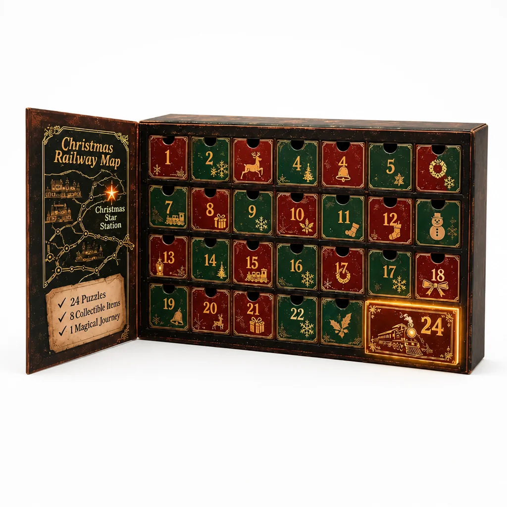 Puzzle Advent Calendar 24-Day Escape Room Puzzles