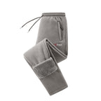 Fleece Joggers Teddy Lined Zipper Pockets