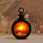 Halloween Lantern Intricate Cutout LED Indoor Outdoor Decor