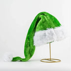 Santa Hat Soft Fleece Faux Fur Trim Pom-Pom