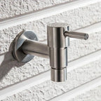 Outdoor Faucet 304 Stainless Steel Wall-Mounted Rust-Resistant