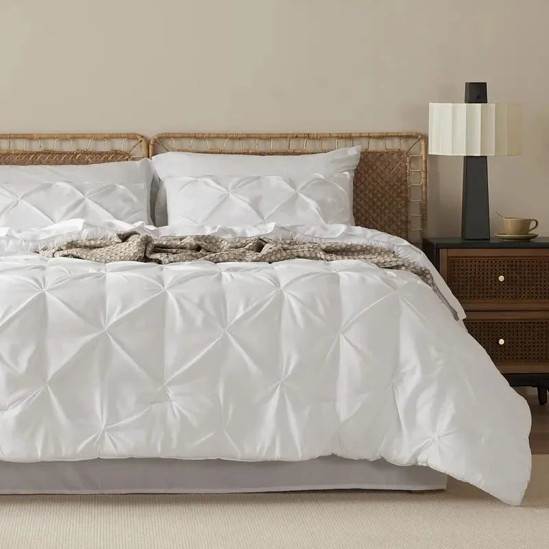 Comforter Set Lightweight Microfiber All-Season Comfort
