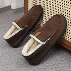 Men’s Slippers Synthetic Wool Loafer Style Machine Washable