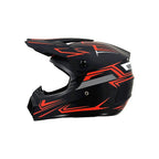 Dirt Bike Helmet Full Face Adjustable Visor Reinforced Chin Guard