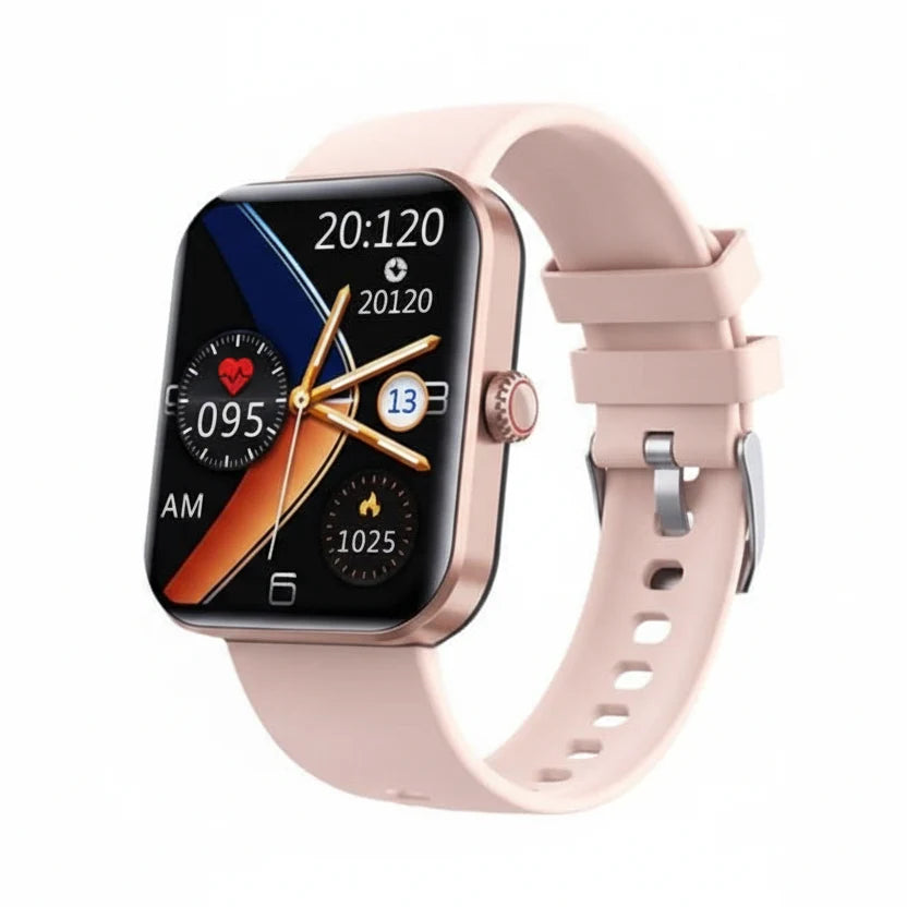 Smartwatch Non-Invasive Glucose Trend, Heart Rate & Sleep Tracking