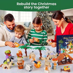 Advent Calendar Nativity Building Brick Set 24 Kits