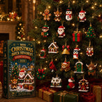 Christmas Advent Calendar 24 Mini Building Sets Hanging Decorations