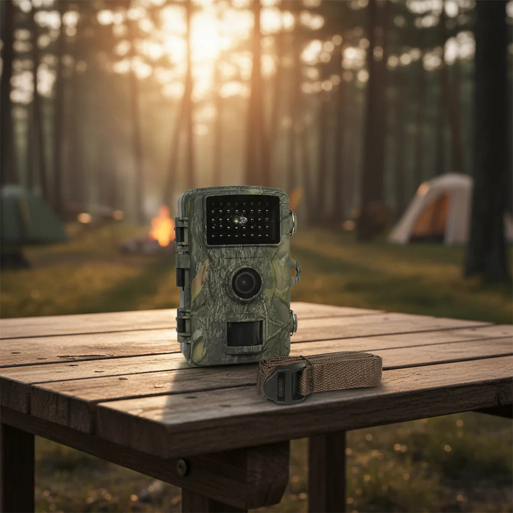 Wildlife Camera No-Glow Night Vision Weatherproof 1080P HD Video
