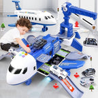 Aircraft & Vehicle Playset with 3 Vehicles and Accessories