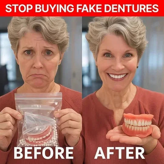 Denture Set Moldable Upper & Lower At-Home Fit