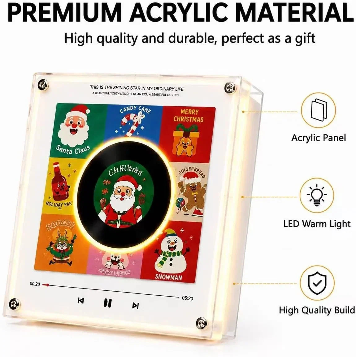 Night Light Rotating Vinyl NFC Music Link