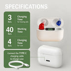 Hearing Aids Discreet Rechargeable Up to 3 Days