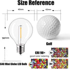 LED Globe Bulb E12 Low-Voltage Warm White