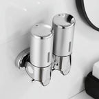 Soap Dispenser Wall-Mounted Stainless Steel 16.9 Oz Capacity