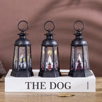 Halloween Lantern Weather-Resistant Indoor Outdoor Decor With Handle