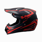 Dirt Bike Helmet Full Face Adjustable Visor Reinforced Chin Guard