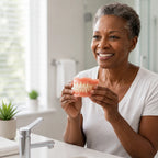 Cosmetic Denture Set Heat-Forming Custom Fit Adhesive-Free