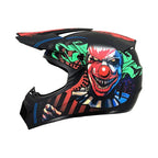 Dirt Bike Helmet Full Face Adjustable Visor Reinforced Chin Guard