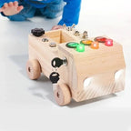 Busy Board Wooden LED Lights Fine Motor Skills