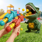 Dinosaur Blaster Toy Manual Foam Ball Target Game
