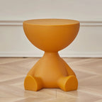 Coffee Table Round Plastic Space-Saving Lightweight