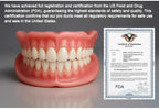 Denture Set Moldable Upper & Lower At-Home Fit
