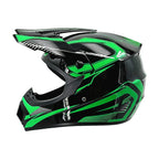 Dirt Bike Helmet Full Face Adjustable Visor Reinforced Chin Guard