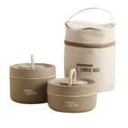 Insulated Lunch Box Stainless Steel Double-Walled Leak-Proof