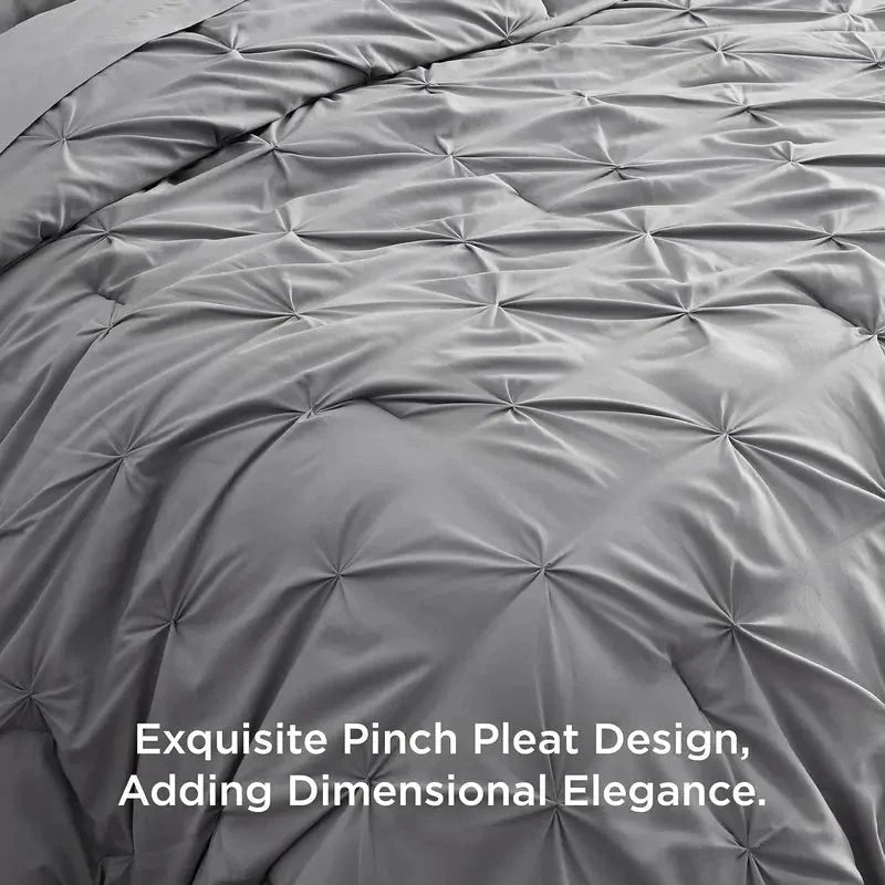 Comforter Set Lightweight Microfiber All-Season Comfort