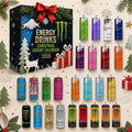 Advent Calendar Energy Drink Can Designs 24-Day Countdown