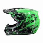 Dirt Bike Helmet Full Face Adjustable Visor Reinforced Chin Guard