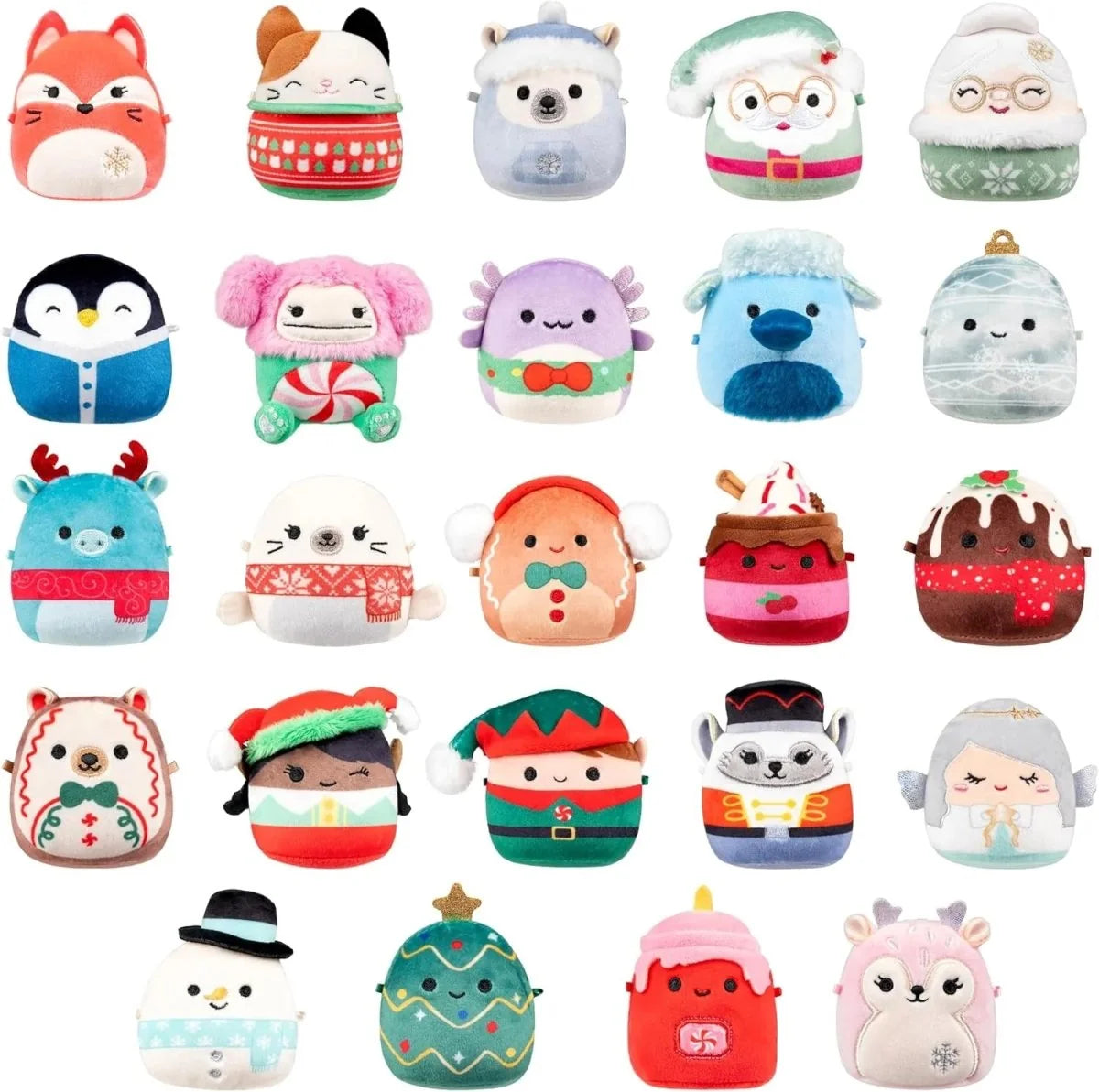 Advent Calendar 24-Day Christmas Countdown 24 Collectible Figures