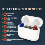 Hearing Aids Discreet Rechargeable Up to 3 Days