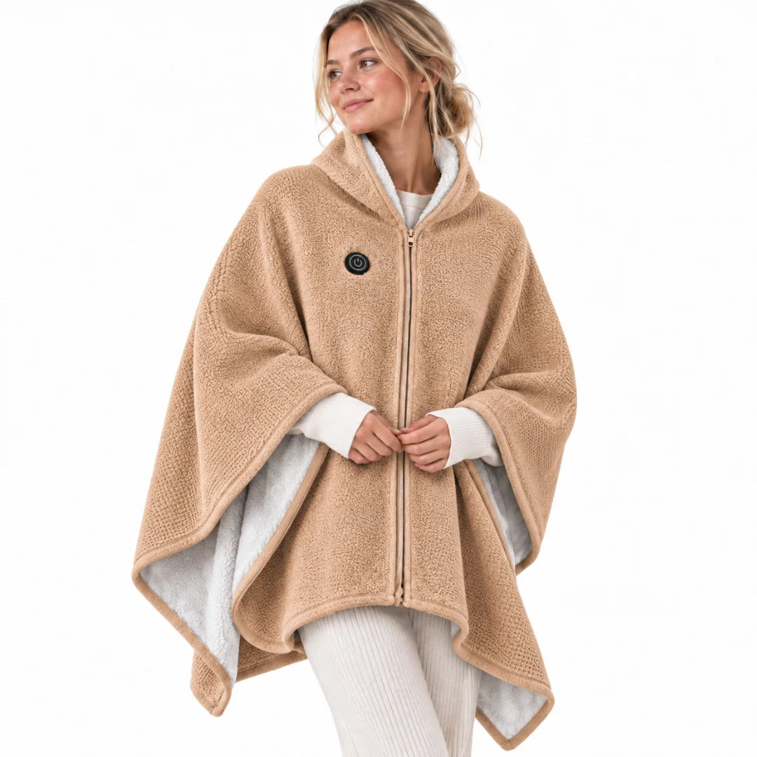Heated Blanket Shawl USB-Powered Back & Shoulder Warmth