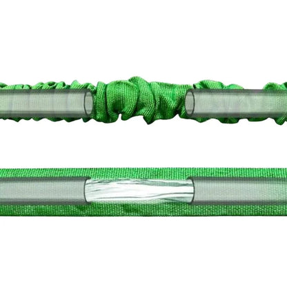 Pressure-Activated Coil Garden Hose