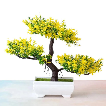 Faux Miniature Bonsai Tree Sculpture