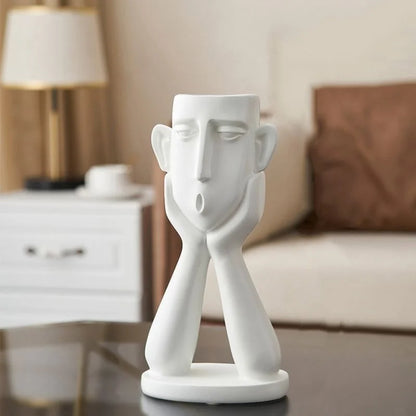 Minimalist Head Figurine for Modern Interiors