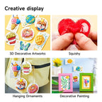 3D Art Kit Moisture-Reactive Paper & Watercolor Pencils